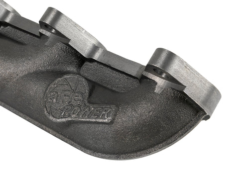 aFe Power BladeRunner Ported Ductile Iron Exhaust Manifold 94-98 Dodge Diesel Trucks L6-5.9L (td) - 46-40044-1