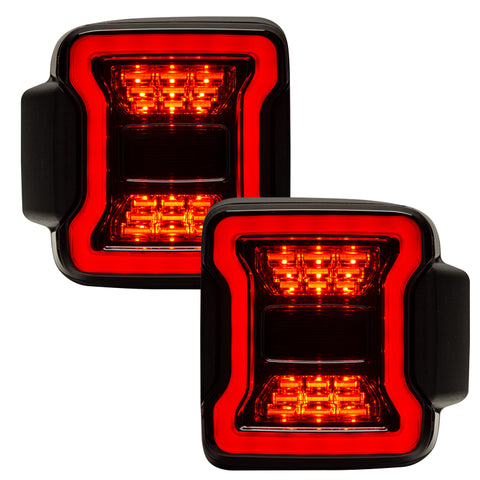 Oracle Jeep Wrangler JL Black Series LED Tail Lights - 5852-504