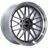 BBS LM 20x9 5x120 ET20 Diamond Black Center Diamond Cut Lip Wheel -82mm PFS/Clip Required - LM283DBPK