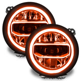 Oracle Jeep Wrangler JL/Gladiator JT RGB+W Headlight DRL Upgrade Kit - ColorSHIFT - 1346-330