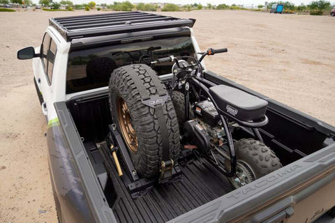 DV8 Offroad Truck Bed Universal Tire Carrier & Accessory Mount - UNBM-01