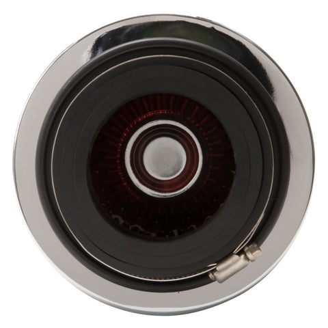 Edelbrock Air Filter Pro-Flo Series Conical 6 7In Tall Red/Chrome - 43641