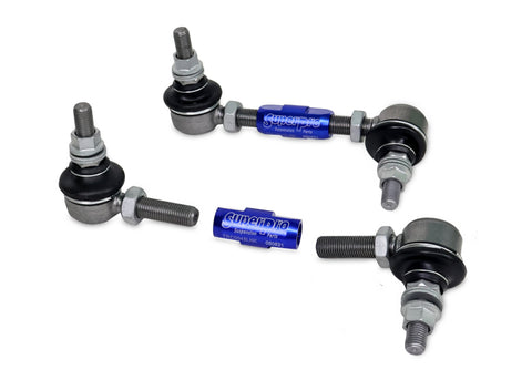 SuperPro 2015 BMW 228i Base Rear HD Adjustable End Link Set (10mm Studs 125mm-145mm Length) - TRC1045A