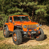 Rugged Ridge 18-22 Jeep Wrangler JL/JT Grille Arcus Front Bumper Stamped Steel Overrider Bar - 11549.07