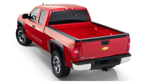 Bushwacker 07-13 Chevy Silverado 1500 Fleetside Bed Rail Caps 97.6in Bed - Black - 49518