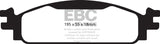 EBC 08-10 Ford Flex 3.5 Greenstuff Front Brake Pads - DP21825