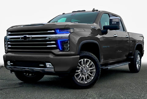 Oracle 20-21 Chevy Silverado 2500 RGB+W Headlight DRL Kit - w/ Simple Controller - 1452-504
