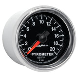 Autometer GS 0-2000 degree F Full Sweep Electronic Pyrometer Gauge - 3845