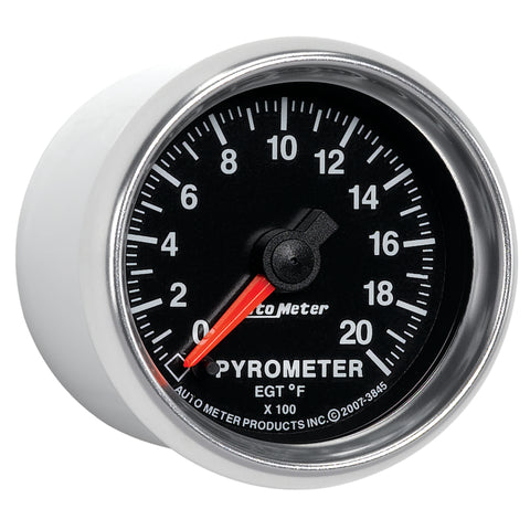 Autometer GS 0-2000 degree F Full Sweep Electronic Pyrometer Gauge - 3845
