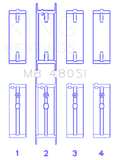 King Buick 90-96 L27 V6 Main Bearing Set - MB480si