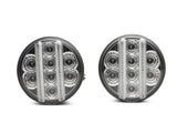 Raxiom 07-18 Jeep Wrangler JK Axial Series LED Front Turn Signals- Clear - J119944