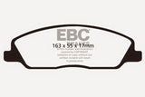 EBC 10-14 Ford Mustang 3.7 Greenstuff Front Brake Pads - DP21869
