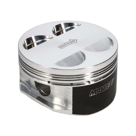 Manley 04+ Subaru WRX STi (EJ257) 75mm DE-STROKED 99.75mm +.25mm Bore 9.8:1 Dish Piston Set w/ Rings - 621102C-4