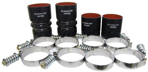 BD Diesel Intercooler Hose & Clamp Kit - 2008-2010 Ford 6.4L Powerstroke - 1047037