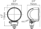 Hella Work Lamp Wa 0Gr Md1224 Lt M704 1G0 - 996476011