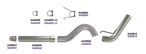 Diamond Eye 5in DPF-BACK AL 2013 DODGE 6.7L CUMMINS - K5256A