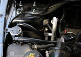 J&L 10-18 Ford Taurus Sho EcoBoost V6 Passenger Side Oil Separator 3.0 - Clear Anodized - 3023P-C