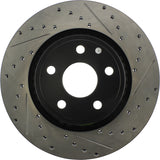 StopTech 11-12 Dodge Durango Sport Drilled & Slotted Front Driver-Side Brake Rotor - 127.58008L