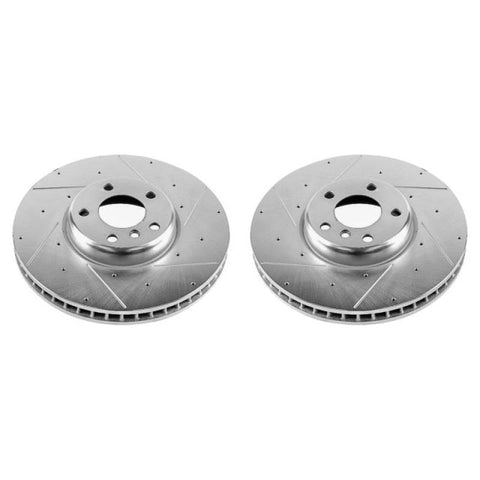 Power Stop 10-17 BMW 535i GT Front Evolution Drilled & Slotted Rotors - Pair - EBR1230XPR