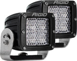 Rigid Industries Dually HD Black- 60 Deg. Lens - Set of 2 - 222513