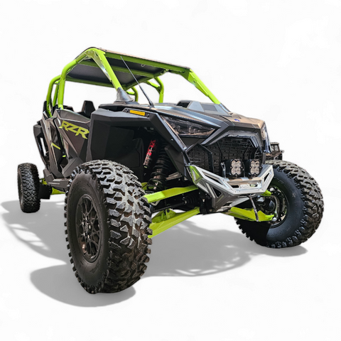 Elektric Offroad 2022-2025 Polaris Rzr Pro R/ Pro S/Turbo R Billet Front Winch Bumper Anodized Clear - FWB610031