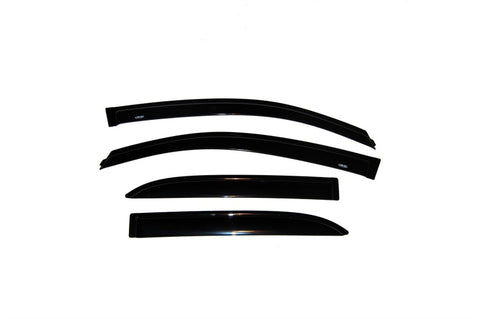 AVS 05-09 Chevy Equinox Ventvisor Outside Mount Window Deflectors 4pc - Smoke - 94319