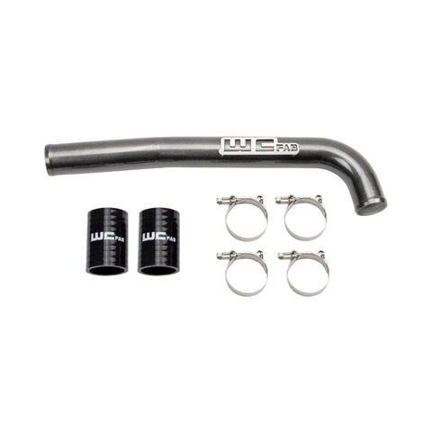 Wehrli 19-23 Cummins 6.7L Upper Coolant Pipe - WCFab Grey - WCF100223-GRY