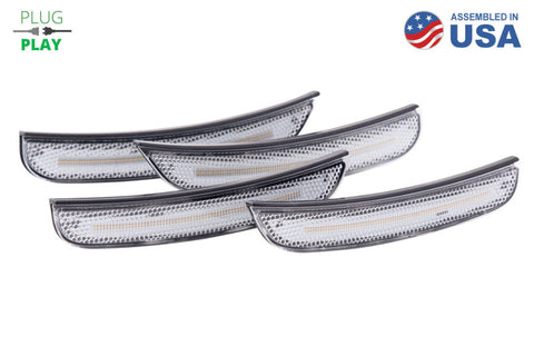Diode Dynamics 15-21 Dodge Charge LED Sidemarkers - Clear (set) - DD5110