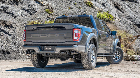 Borla 21-23 Ford Raptor 3in Tail Pipe Kit 4.5in Tip - Carbon Fiber Black Anodized - 60727CFBA