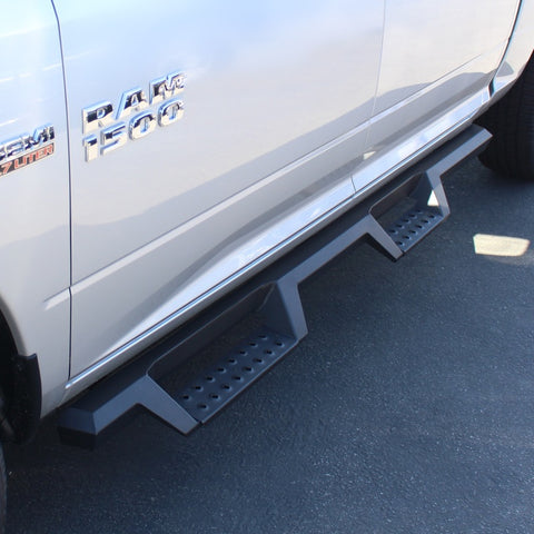 Westin/HDX 09-18 Dodge/Ram 1500 Crew Cab / 25/3500 Crew Drop Nerf Step Bars - Textured Black - 56-13565