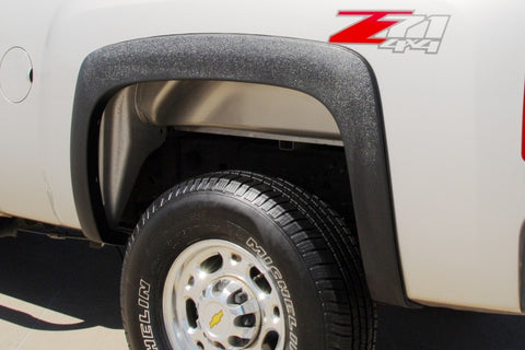 Lund 07-13 Chevy Silverado 1500 SX-Sport Style Smooth Elite Series Fender Flares - Black (2 Pc.) - SX106SB