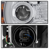 Spyder GMC Sierra 14-16 Projector Headlights Light Bar DRL Chrm PRO-YD-GS14V2-LBDRL-C - 5080868