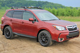 Rally Armor 14-18 Subaru Forester Black Mud Flap w/ Grey Logo - MF28-UR-BLK/GRY