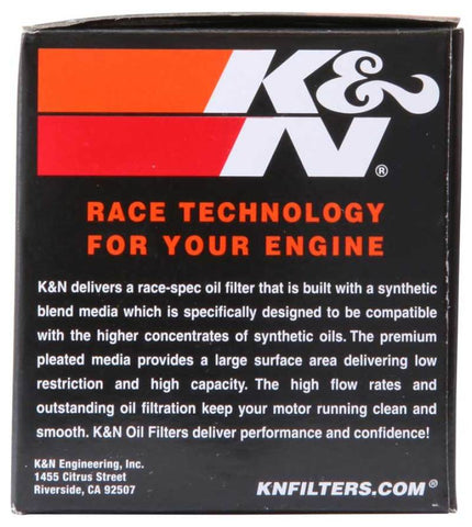 K&N Suzuki / Arctic Cat / Cagiva / Kawasaki / KYMCO / Aprilia 2.813in OD x 3.221in H Oil Filter - KN-138C