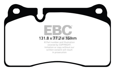 EBC Brakes Redstuff Ceramic Brake Pads - DP32070C