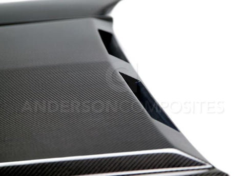 Anderson Composites 15-17 Ford Mustang (Excl. GT350/GT350R) Ram Air Double Sided Hood - AC-HD15FDMU-AB-DS
