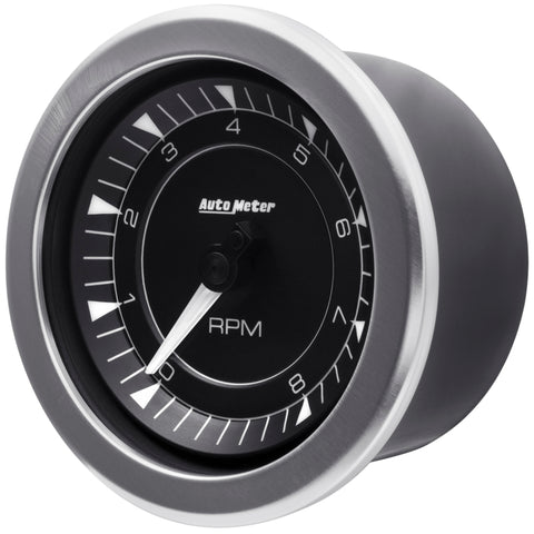 Autometer Chrono 3-3/8in 10k RPM In Dash Tachometer Gauge - 8197
