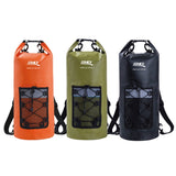 3D MAXpider Roll-Top Dry Bag Backpack - Black - 6117-09