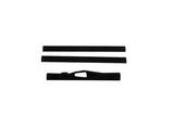 AVS 96-99 GMC C1500 (3 Door) Stepshields Door Sills 3pc - Black - 90924