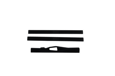 AVS 96-99 GMC C1500 (3 Door) Stepshields Door Sills 3pc - Black - 90924