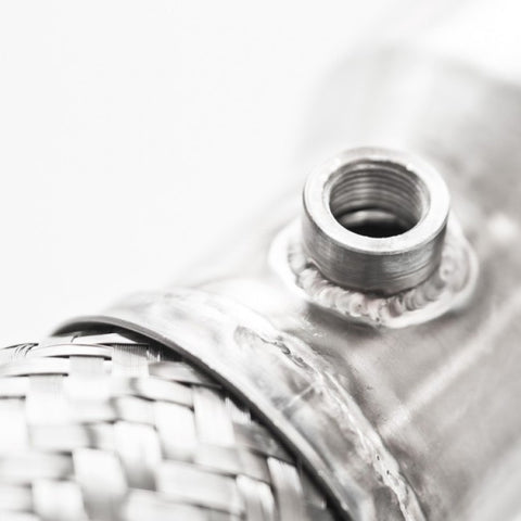 Stainless Works 2013-18 Ford Focus ST 3in High-Flow Cats Downpipe Factory Connection - FC13DPCAT