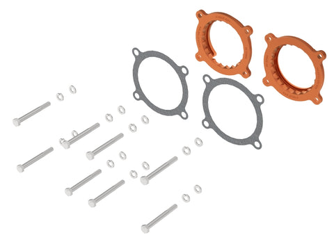 aFe 2024 Ford Mustang GT/ 2024 Ford Mustang Dark Horse V8 5.0L Silver Bullet Throttle Body Spacer - 46-33026N