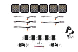 Diode Dynamics SS5 Pro Universal CrossLink 6-Pod Lightbar - White Driving - DD7256