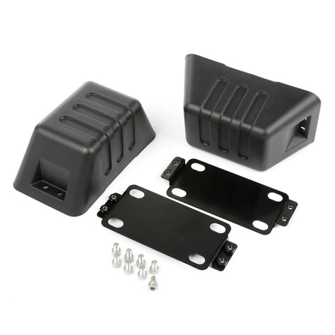 Rugged Ridge XHD Bumper Tow Point Covers 07-18 Jeep Wrangler JK - 11540.26