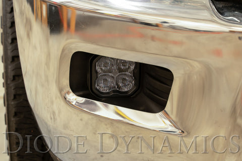 Diode Dynamics SS3 Ram Horizontal LED Fog Light Kit Sport - White SAE Fog - DD6679