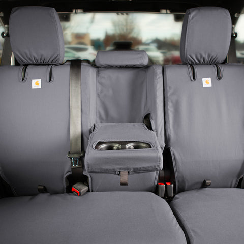 Covercraft 24-26 Jeep Wrangler Fr Buckets Carhartt SeatSaver Custom Front Row Seat Cover - SSC2652CAGY
