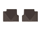 WeatherTech 2014+ Jeep Cherokee Rear Rubber Mats - Cocoa - W317CO
