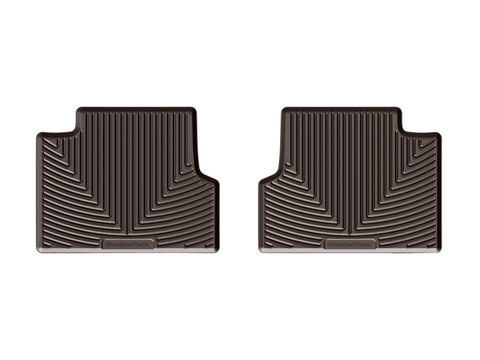 WeatherTech 2014+ Jeep Cherokee Rear Rubber Mats - Cocoa - W317CO