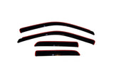 AVS 09-18 Dodge RAM 1500 Quad Cab Ventvisor In-Channel Front & Rear Window Deflectors 4pc - Smoke - 194101