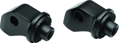 Kuryakyn Splined Front Peg Adapter 15-20 Scout Satin Black - 8893